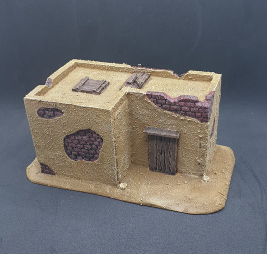 Miniature terrain desert house 2